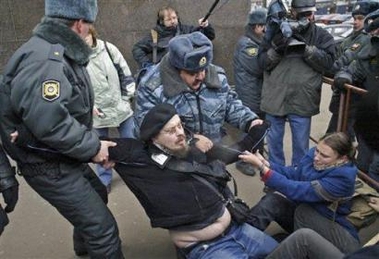 Russian Lawmakers moved to clamp down on foreign funded groups Wednesday amid growing Kremlin unease with organizations that promote human rights and democracy. Critics called it an effort by President Vladimir Putin to broaden his power.